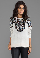 Thumbnail for your product : Mara Hoffman Leopard Pullover