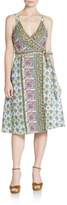 Thumbnail for your product : Calypso St. Barth Ivara Printed Linen Wrap Dress