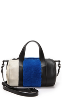 Thumbnail for your product : Opening Ceremony Syd Small Satchel with Haircalf & Lamb Fur