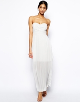 Thumbnail for your product : TFNC Maxi Prom Dress With Pleated Skirt