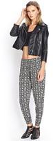 Thumbnail for your product : Forever 21 Abstract Geo Woven Joggers