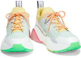 Thumbnail for your product : Stella McCartney Eclypse Neoprene And Faux Leather Exaggerated-sole Sneakers