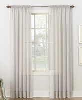 Thumbnail for your product : No. 918 Sheer Voile Rod Pocket Top Curtain Panel, 59" x 95"