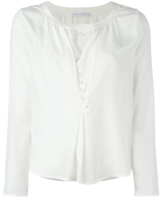 Societe Anonyme asymmetric buttoned shirt - women - Silk - 2