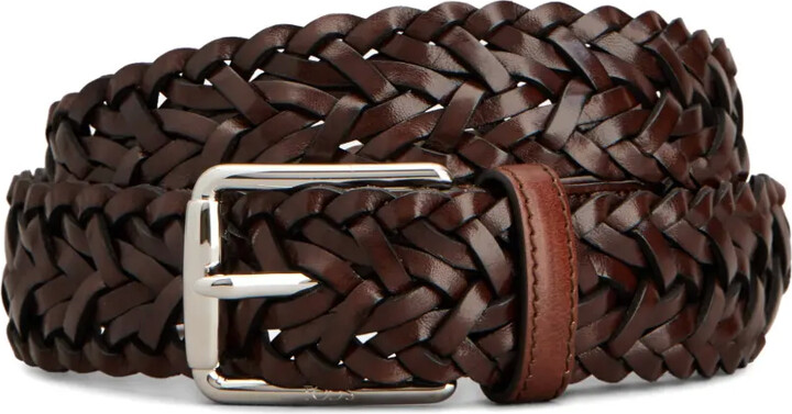 Tod's Braided-Leather Belt