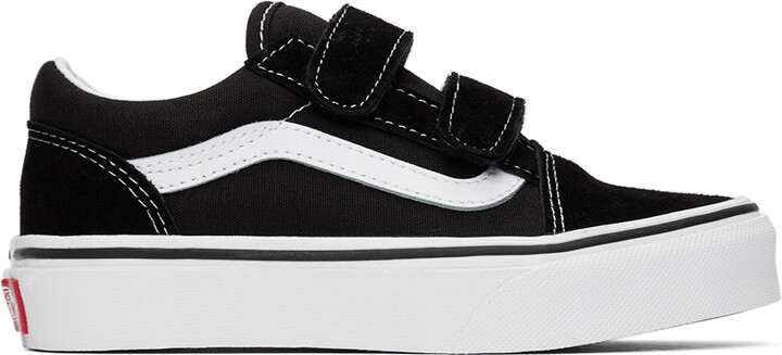 Vans Kids Black Old Skool V Little Kids Sneakers - ShopStyle Boys' Shoes