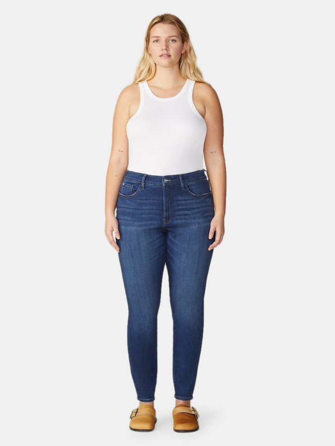 plus size khaki skinny jeans