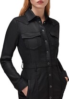 Thumbnail for your product : 7 For All Mankind Coated Midi Shirtdress