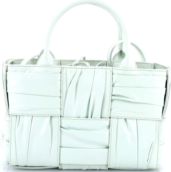 Bottega Veneta Arco Tote Maxi Intrecciato Plisse Leather Mini