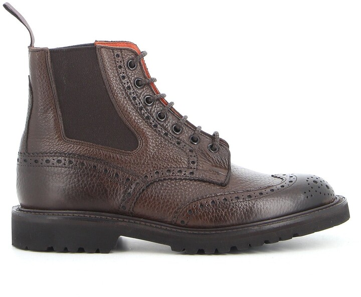 brogue motorcycle boots