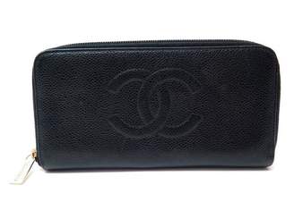 Chanel Black Leather Wallets