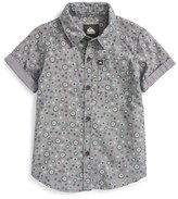 Thumbnail for your product : Quiksilver 'Micro Prints' Short Sleeve Chambray Woven Shirt (Toddler Boys, Little Boys & Big Boys)