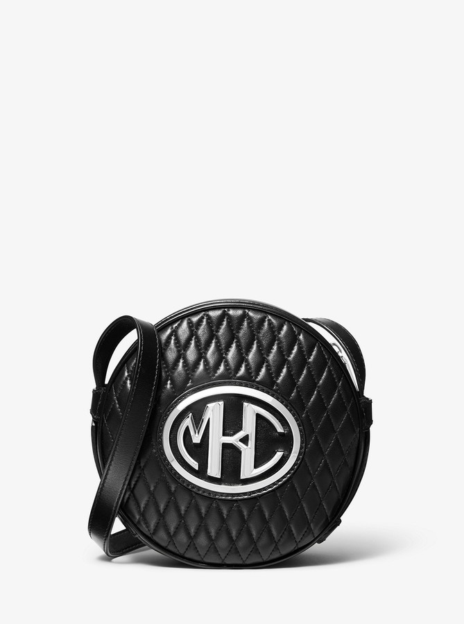 Michael Kors Collection Monogramme Quilted Leather Canteen Crossbody