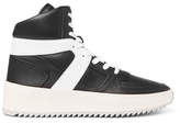 Thumbnail for your product : Fear Of God Basketball Panelled-Leather High-Top Sneakers