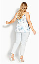 Thumbnail for your product : City Chic Shy Orchid Top - ivory