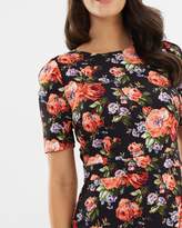 Thumbnail for your product : Oasis Rose Ruffle Pencil Dress
