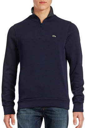 Lacoste Quarter-Zip Lightweight Sweatshirt