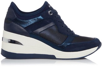 dune navy trainers