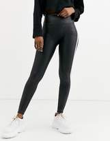 Thumbnail for your product : Spanx faux leather side stripe legging
