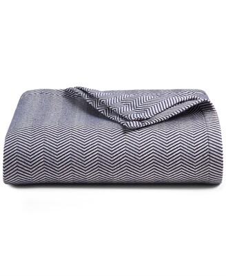 Hotel Collection Herringbone King Blanket, Created for Macy's Bedding