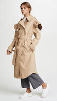 Thumbnail for your product : Sjyp Ruffle Trench Coat