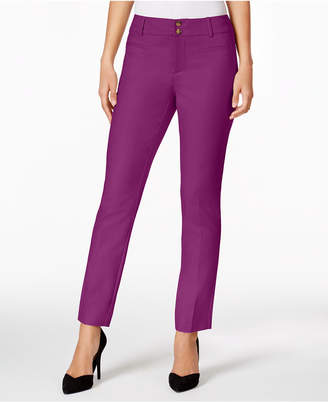 Charter Club Double-Button Slim-Leg Pants, Created for Macy's