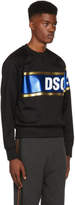 Thumbnail for your product : DSQUARED2 Black Shiny Logo Sweatshirt