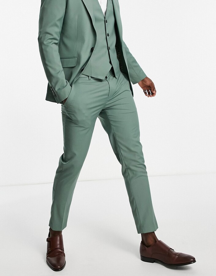 Gianni Feraud skinny fit suit pants - ShopStyle