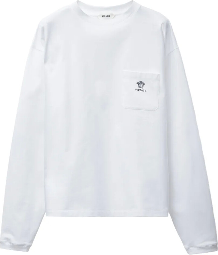 Versace long sleeve pocket T-shirt