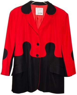 Moschino Cheap & Chic Moschino Cheap And Chic Red Synthetic Jackets