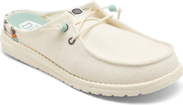 Hey Dude Wendy Tela Mocassini Comodi Scarpe Hey Dude Wendy Tela - Moccasin Donna Comodi E Leggeri Moccasin Comode
