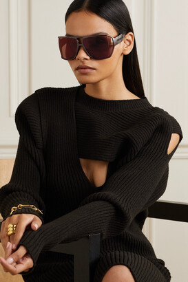 Givenchy Oversized D-frame Acetate Sunglasses