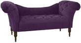 Thumbnail for your product : Home Decorators Collection Savannah Aubergine Velvet Tufted Chaise Lounge
