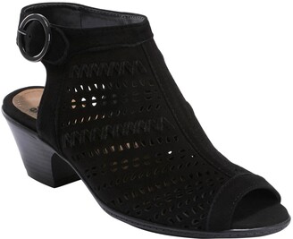 earth sandals black