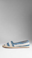 Thumbnail for your product : Burberry Painterly Stripe Espadrilles