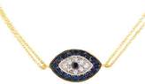 Thumbnail for your product : Farah Tanya 14K Sapphire & Diamond Evil Eye Bracelet