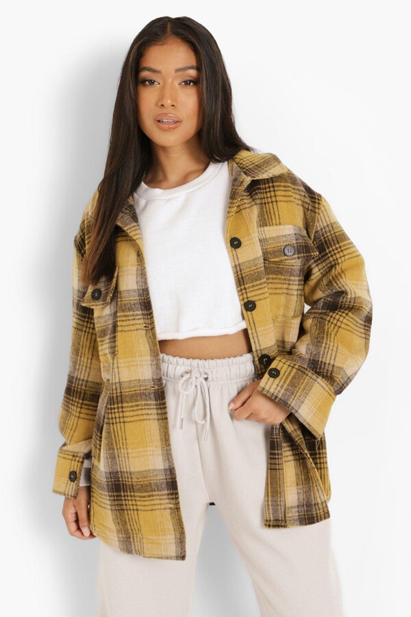 mustard colour denim jacket