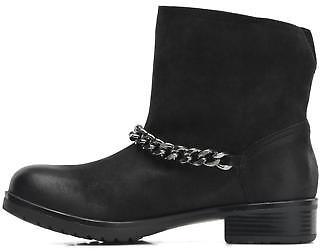 Redskins Women's Lepica Rounded Toe Ankle Boots In Black - Size Uk 3.5 / Eu 36