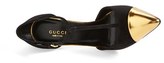 Thumbnail for your product : Gucci 'Coline' T-Strap Cap Toe Pump (Women)