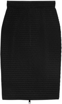 Thumbnail for your product : Givenchy Bonded mesh pencil skirt with net overlay