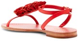 Thumbnail for your product : Kate Spade Caryl Rosette T-Strap Flat Sandal