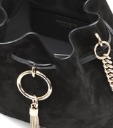 Thumbnail for your product : Jimmy Choo Callie Small suede clutch