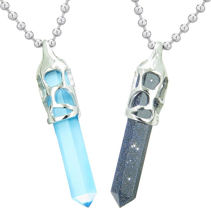 Magic Human Cute Couple Gifts - Matching Necklaces for Him and Her - Cosmic  Crystal Point Friendship Amulets Jewelry - ShopStyle