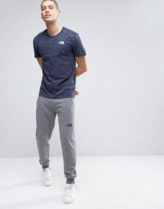 The North Face Nse Sweat Pants Slim Fit In Mid Grey Heather