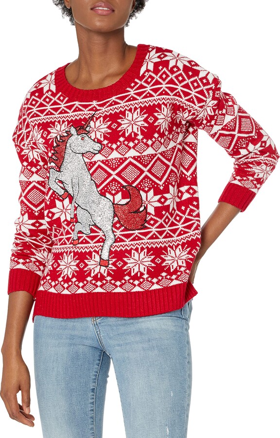 Blizzard Bay Womens Christmas V-Neck Sweater Vest