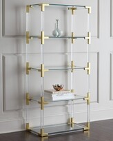Thumbnail for your product : Jonathan Adler Jacques Acrylic & Brass Etagere