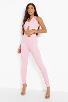 Thumbnail for your product : boohoo Contrast Stitch Ribbed Set