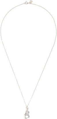 BAR JEWELLERY B alphabet-charm necklace