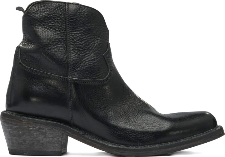 Moma 40mm Zip-Fastening Leather Ankle Boots