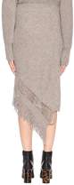 Thumbnail for your product : Stella McCartney Asymmetrical cashmere and wool skirt